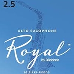 D'Addario RJB1025 Reeds, Royal #2 1/2, Alto Sax