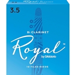 D'Addario RCB1035 Reeds, Royal #3 1/2, Clarinet
