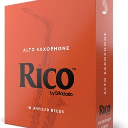 D'Addario RJA1025 Reeds, Rico #2 1/2, Alto Sax