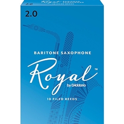 D'Addario RLB1020 Reeds, Royal #2, Bari Sax