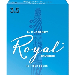 D'Addario RCB1035 Reeds, Royal #3 1/2, Clarinet