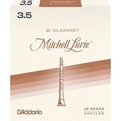 D'Addario RML10BCL350 Reeds, Mitchell Lurie #3 1/2, Clarinet