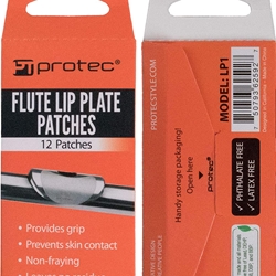 Pro Tec LP1 Flute Lip Patch; 12/Pack